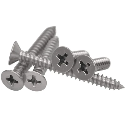 DIN 7982 Countersunk Self Tapping Screws Ezikaluba Zinc Plated