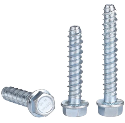 Hex Head Concrete Screw Anchors okutereeza seminti & Masonry